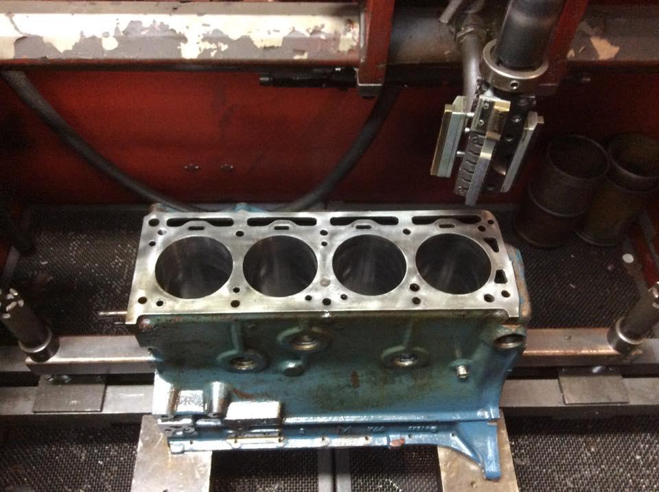 4-Cylinder Block Boring
