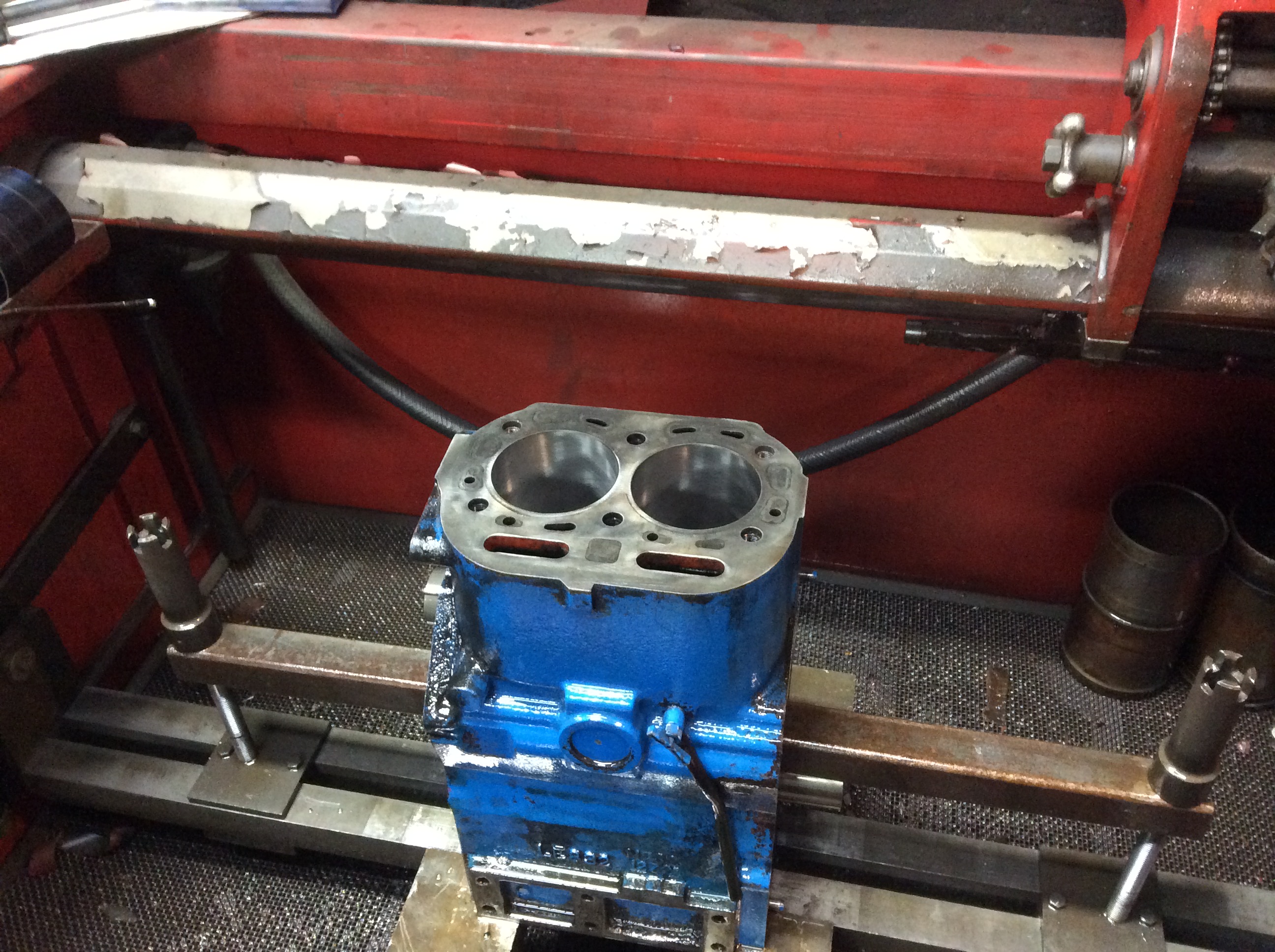 2-Cyl. Block Boring